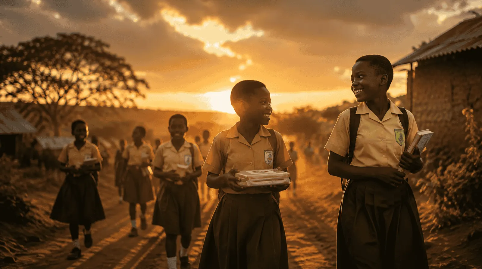 Girls at a 360 Girls Foundation community programme